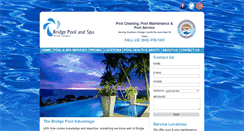 Desktop Screenshot of bridgepoolandspa.com